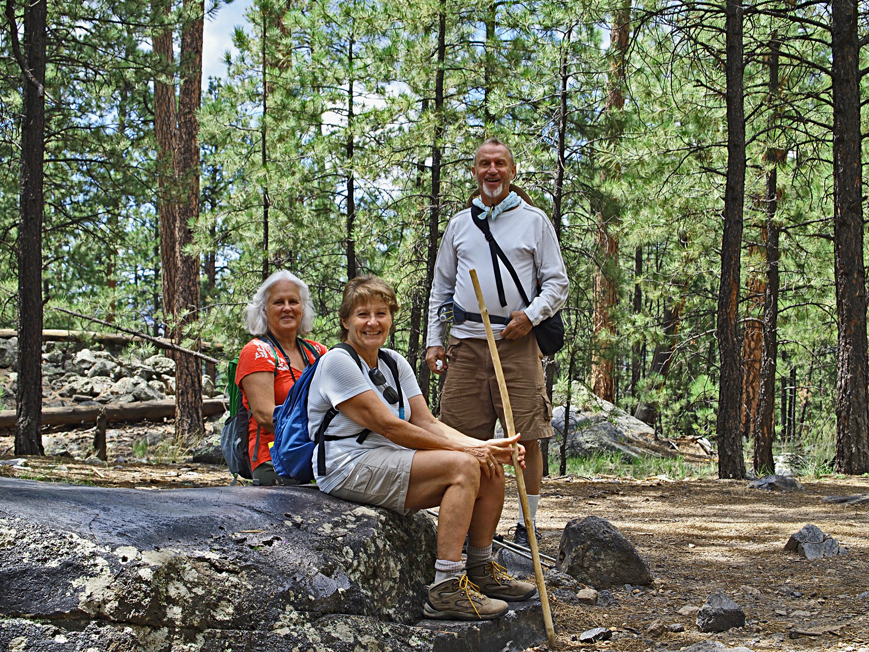 Kathleen, Pam and Bob (left to right)