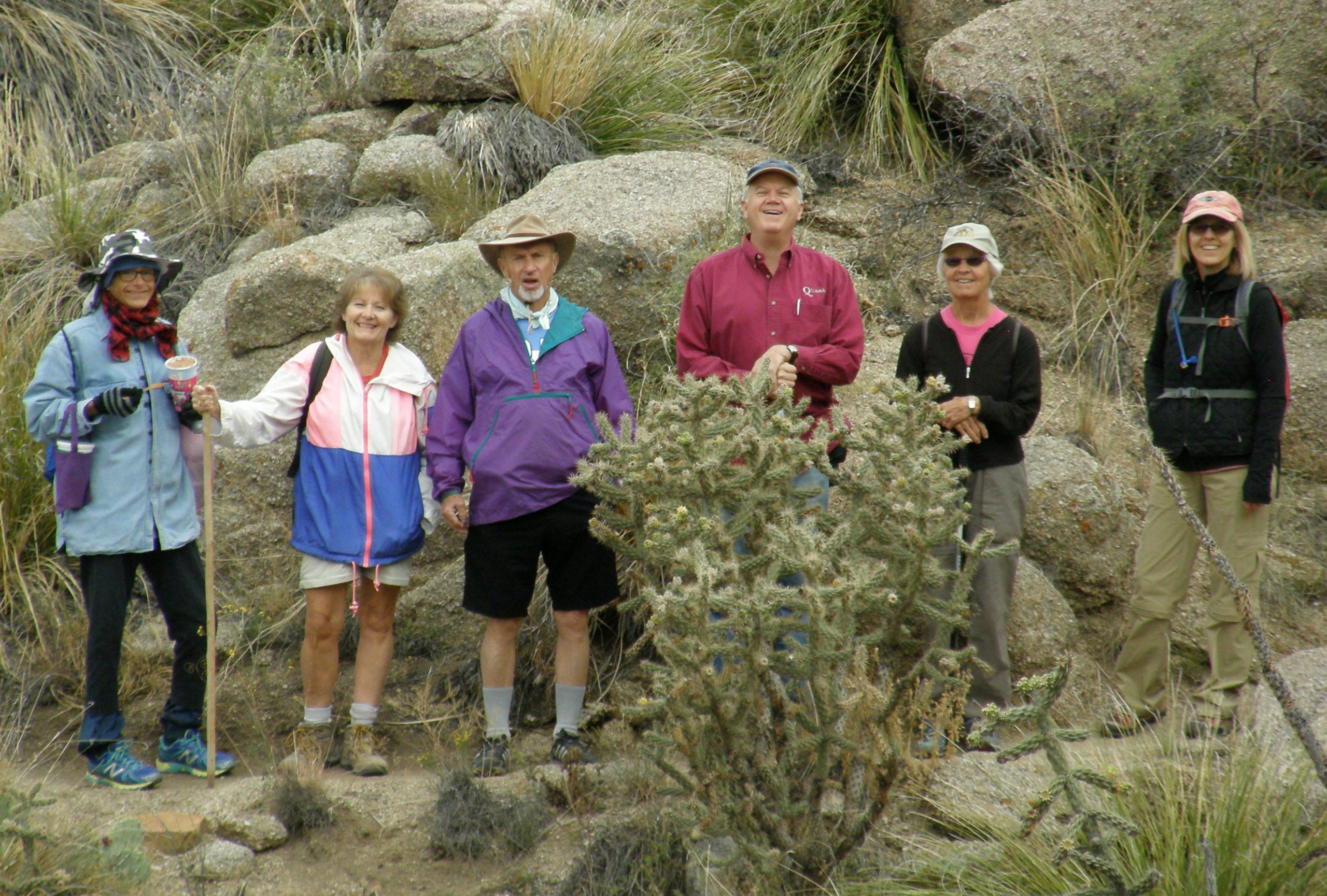 Another group pic - left to right - Heather, Pam, Bob, Rick, Ruth and Judith