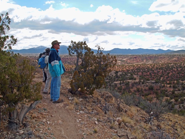 Looking out across the second canyon