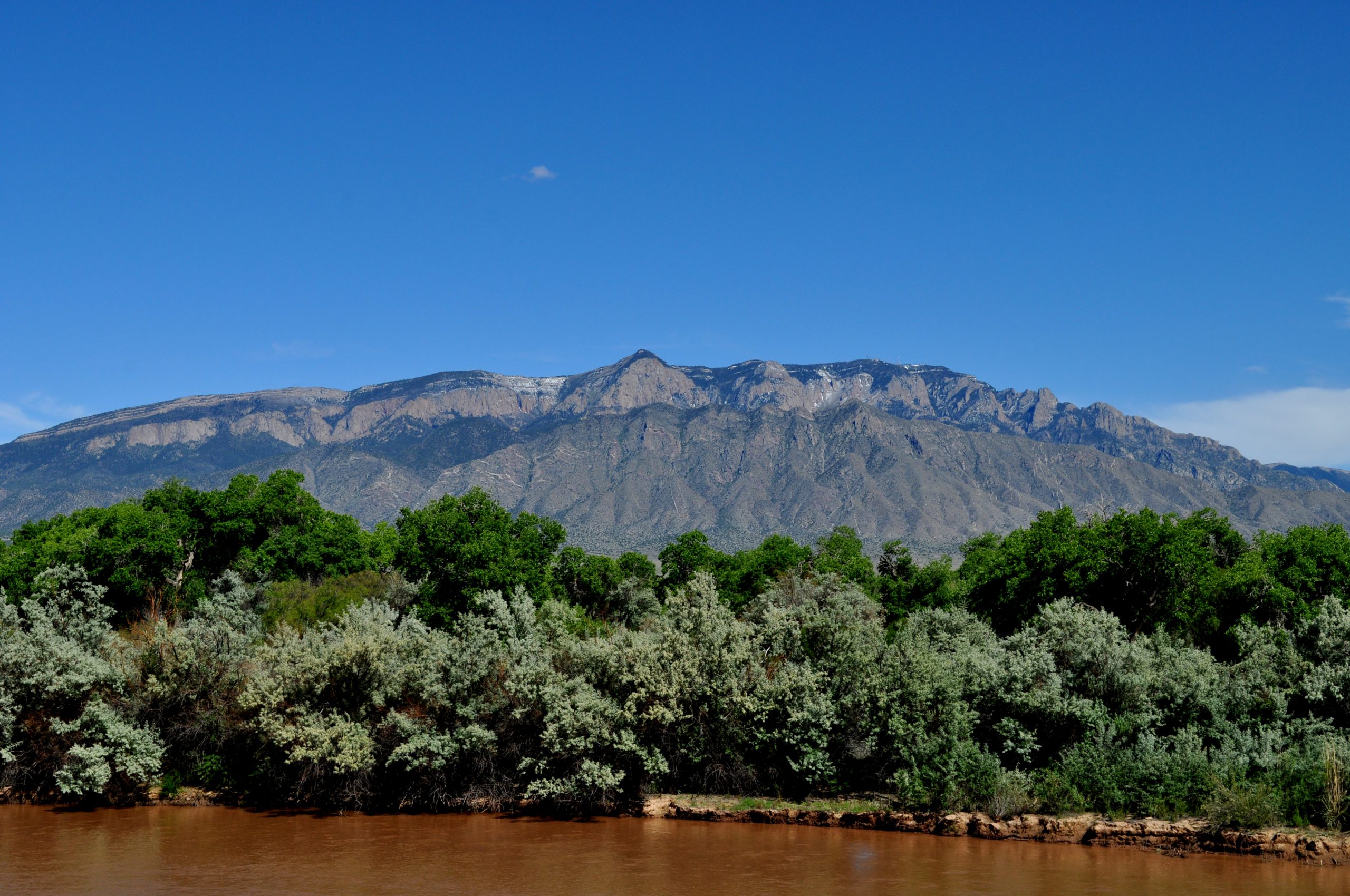 View of the Sandias