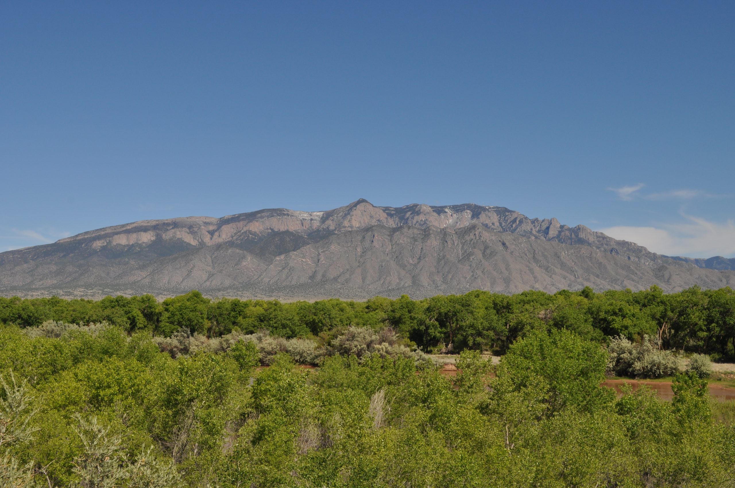 View of the Sandias