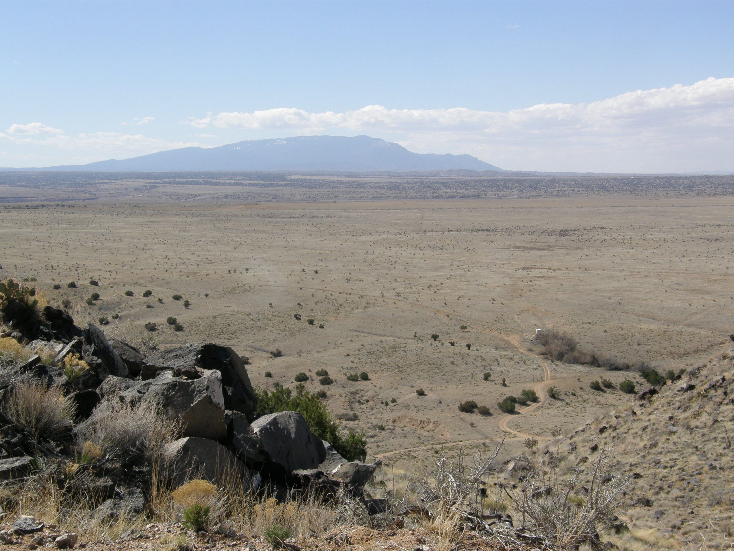 View of the Sandias