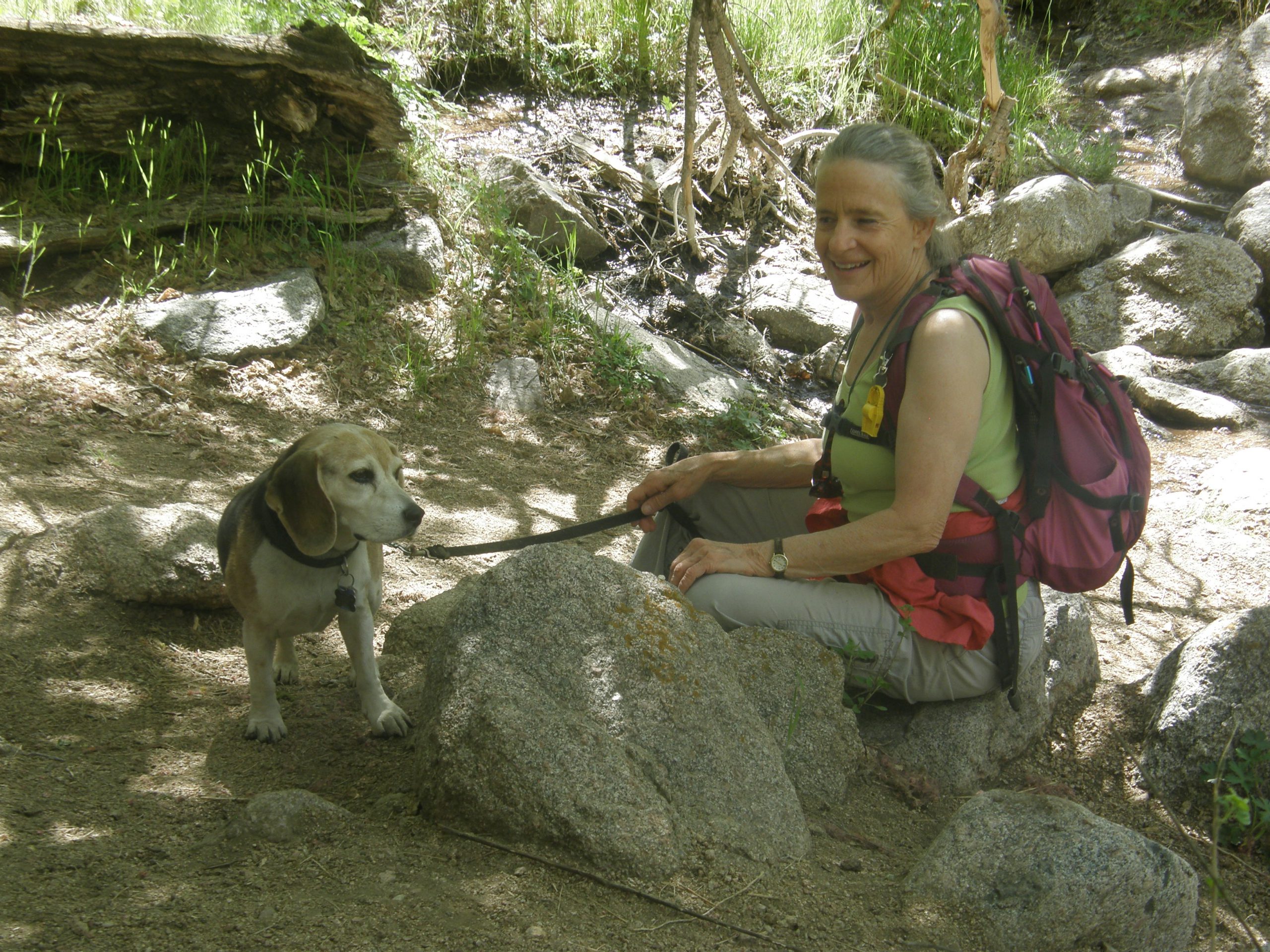 Rebecca and Her Dog Pekoe (Kathleen)