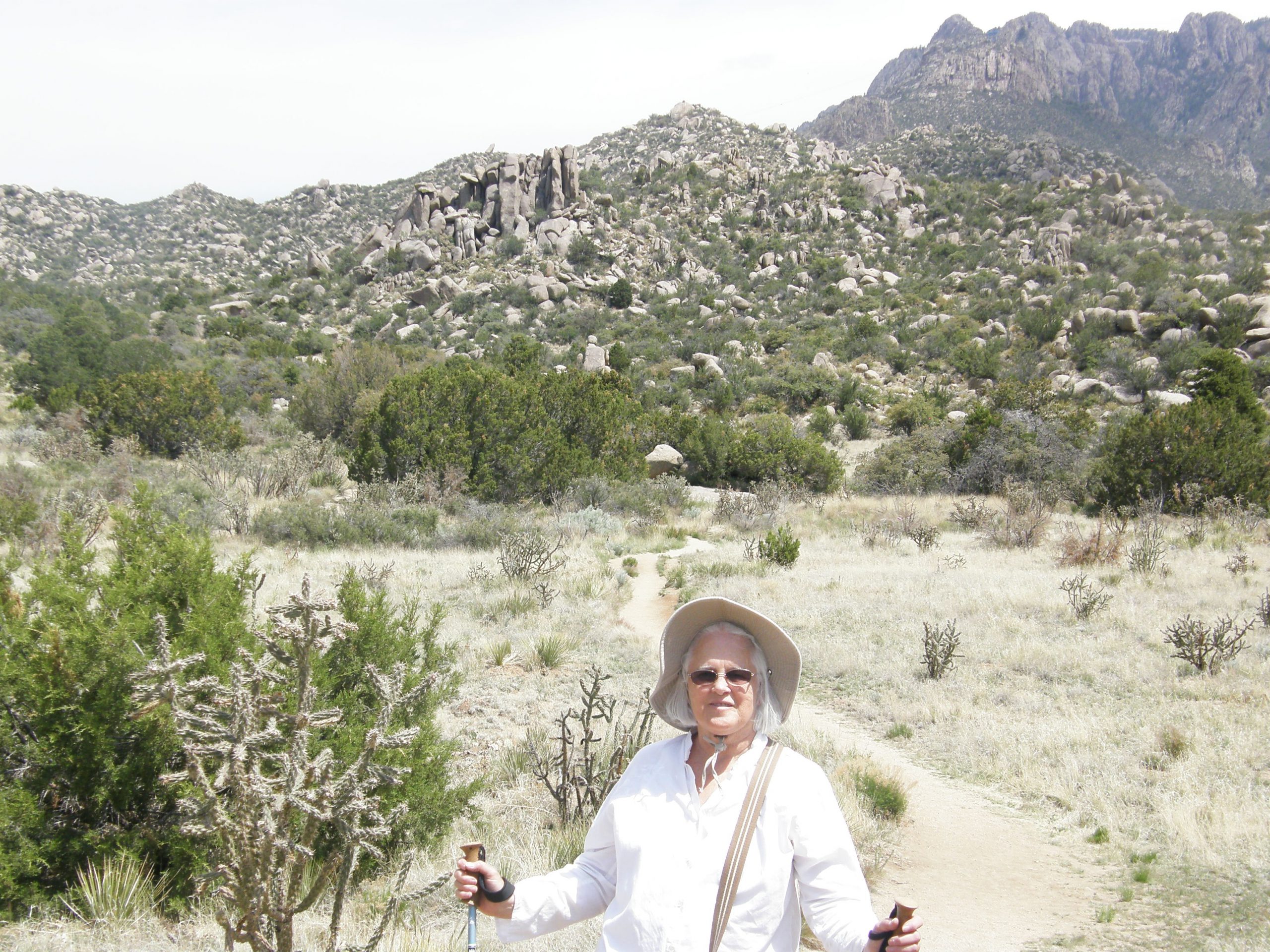 Kathleen on the Trail